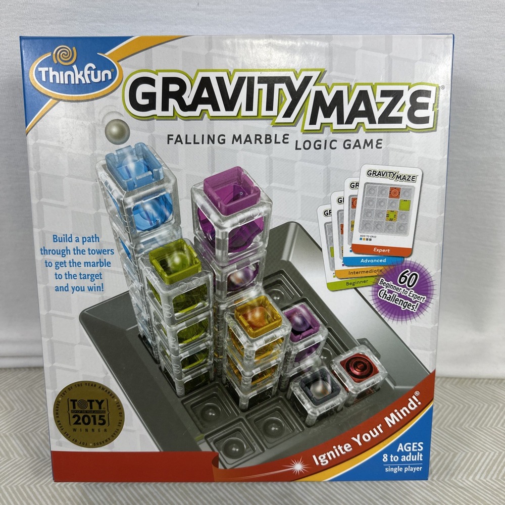 ThinkFun Gravity Maze Marble Run Brain Game and‎ STEM Toy OPEN BOX Logic